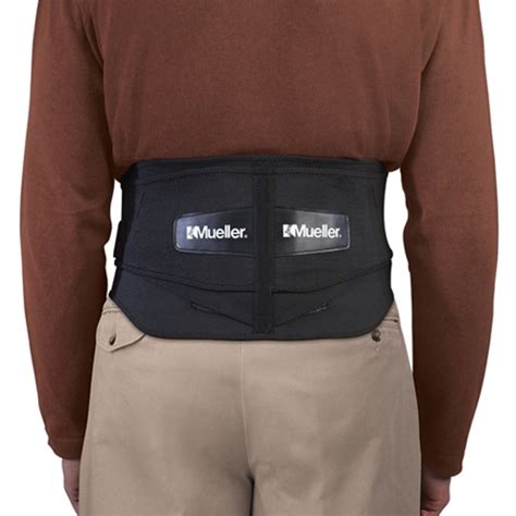 Mueller Lumbar Back Brace With Removable Pad At