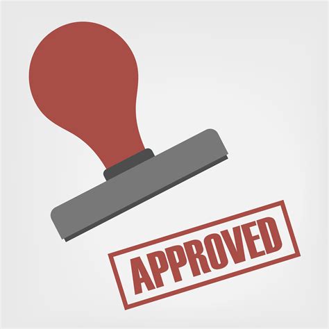 Accepted Stamp Clipart