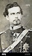 King Ludwig II Bavaria. Portrait of King Ludwig II of Bavaria Stock ...