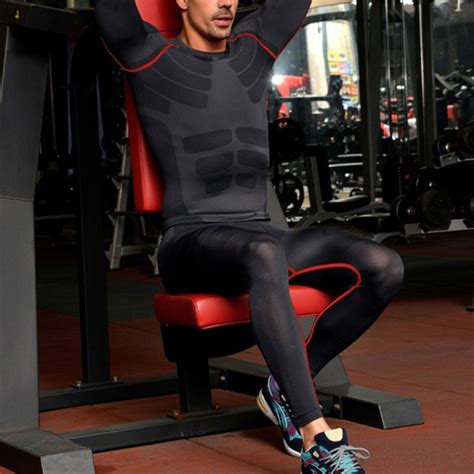 Cool Men Compression Pants Base Layer Skin Tight Running Yoga Workout
