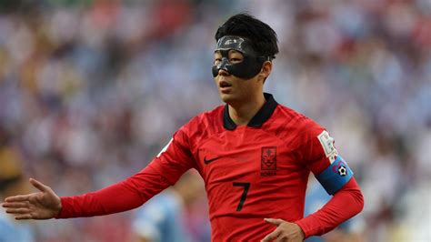 Fifa World Cup 2022 Son Heung Min Sporting A Mask Starts For South