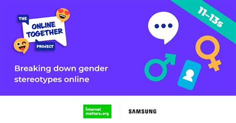 Gender Stereotypes Online Questions For 11 13s Internet Matters