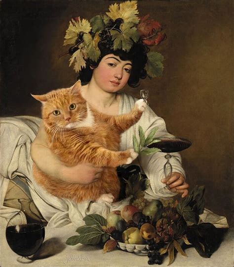 Russian Artist Inserts Her Fat Cat Into Famous Paintings 107 Pics