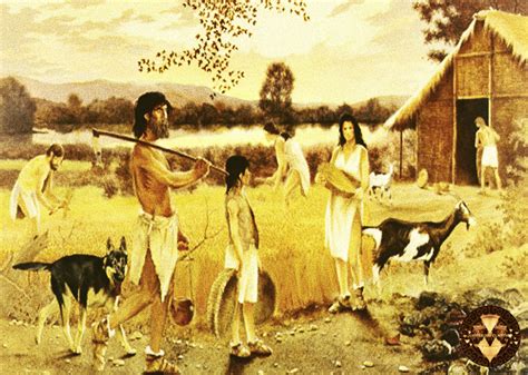O Homem Neolítico Estabeleceu Moradia Descobriu A Agricultura E Desenvolveu