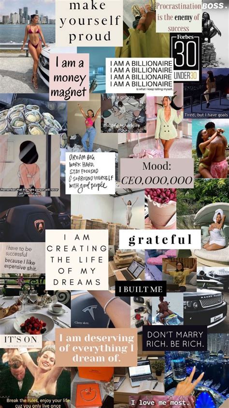 Vision Board Collage Vision Board Examples Vision Board Wallpaper Ps