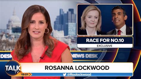Rosanna Lockwood Presenting The News Desk On Talk Tv Youtube