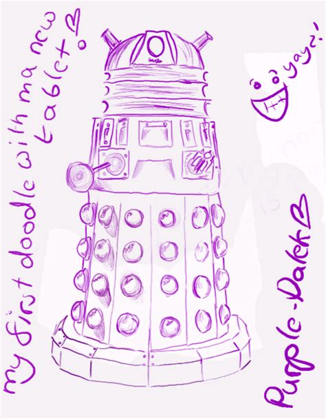 Purple Dalek By Purple Tardis On Deviantart