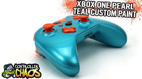 Xbox One Pearl Heavenly Teal Custom Controllers
