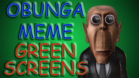 Dancing Obunga Meme Green Screen Templates 1 Dab Youtube