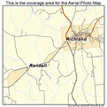 Aerial Photography Map of Richland, GA Georgia