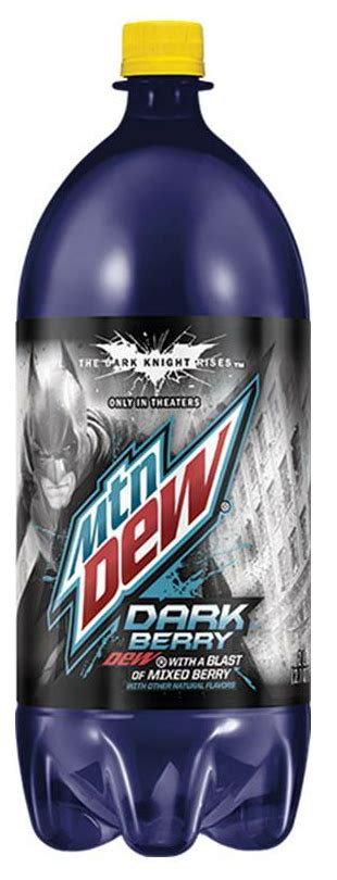 Limited Edition Mountain Dew Batman Dark Berry Soda 2 Liter Full