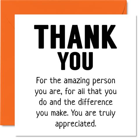 Buy Thank You Cards Amazing Person All You Do Truly Appreciated