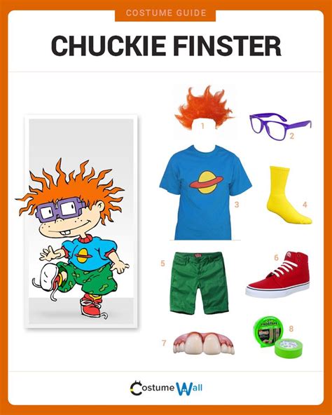 Dress Like Chuckie Finster Rugrats Costume Top Halloween Costumes