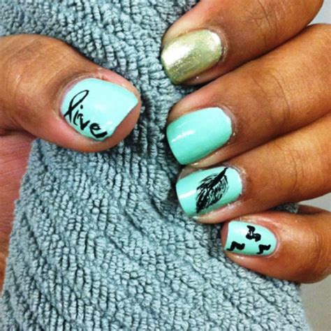 15 Feather Nail Art Designs And Ideas · Inspired Luv