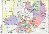 Map of the province of Salta and its departments - Full size | Gifex