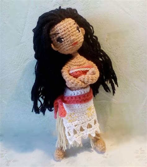 Crocheted Moana Crochet Disney Crochet Dolls Doll Patterns