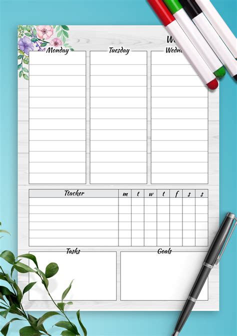 Pin By Kori Journal Stuff On My Saves In 2021 Weekly Planner Free 9