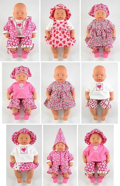 Summer Hearts Baby Doll Pattern 36cm Dolls Wollyonline Blog