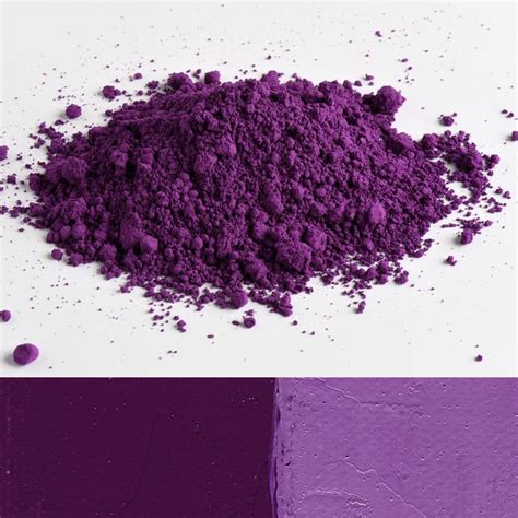 Pigment Violet Bleuté De Cobalt Véritable Couleurs Leroux Depuis 1910