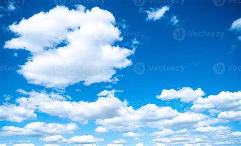 Beautiful Blue Sky And Clouds With Daylight Natural Background The
