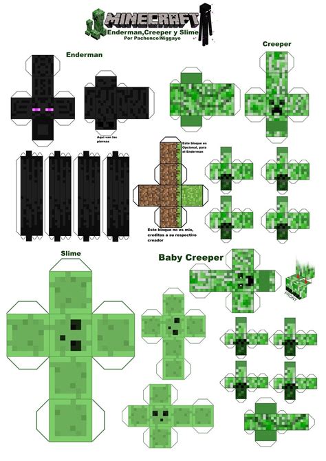 Minecraft Papercraft Chess Minecraft Papercraft Texturas Y Accesorios