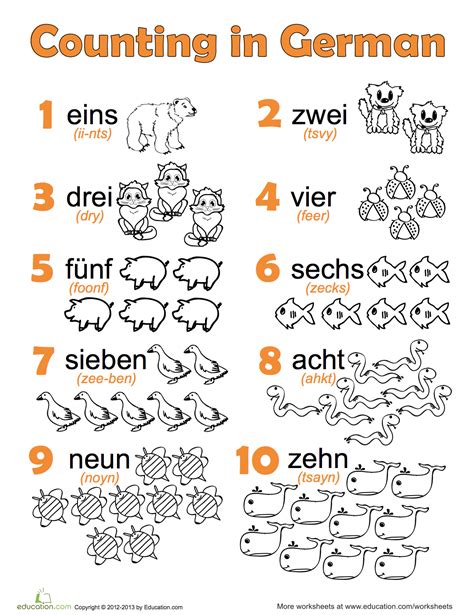 German Language Study German Language Learning German Worksheets