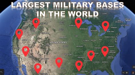 10 Largest Military Bases In The United States And In The World Youtube