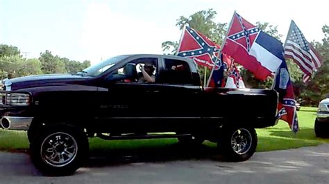 Trucks Fly Confederate Flags In Incident Video