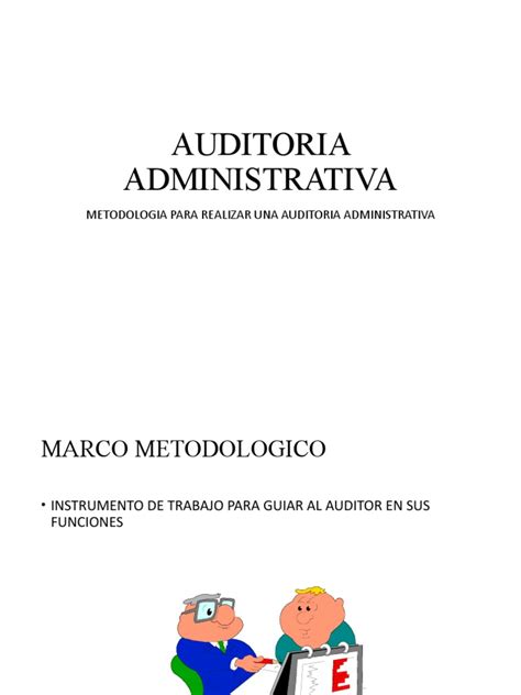 Metodologia De La Auditoria Administrativa 21 Pdf Auditoría