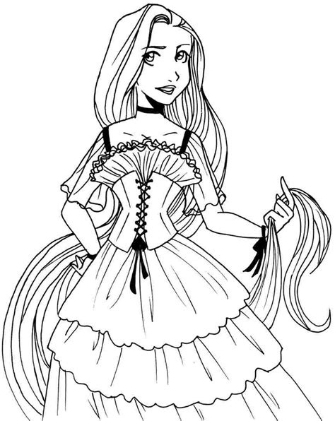 Pocahontas indian princess free printable coloring pages. Princess Rapunzel Coloring Pages Face - Coloring Home