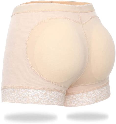 Ilfioreemio Womens Seamless Butt Lifter Padded Shapewear Lace Panties Enhancer Underwear