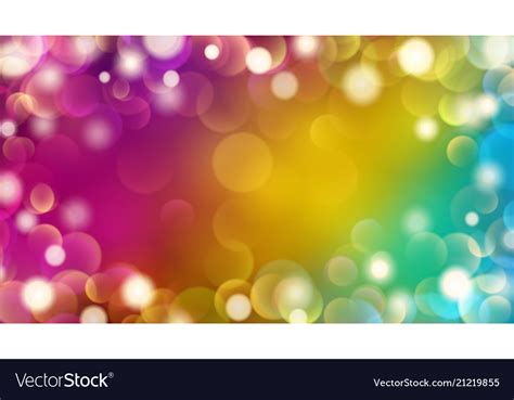 Abstract Bokeh Background Royalty Free Vector Image