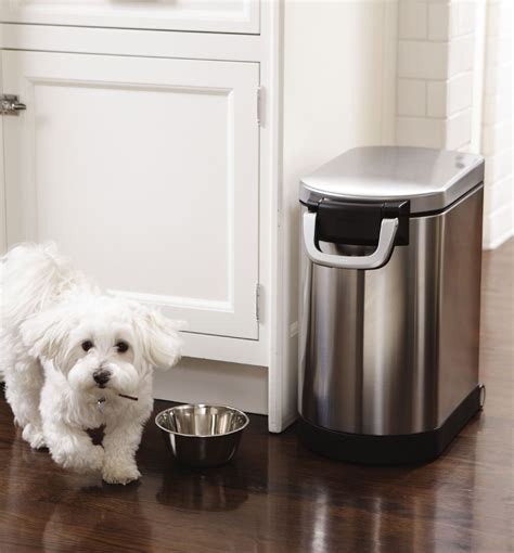 Simplehuman Medium Stainless Steel Pet Food Can Pet Food Container