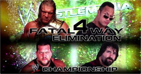 5 Best Fatal Four Way Matches In WrestleMania History 5 Worst