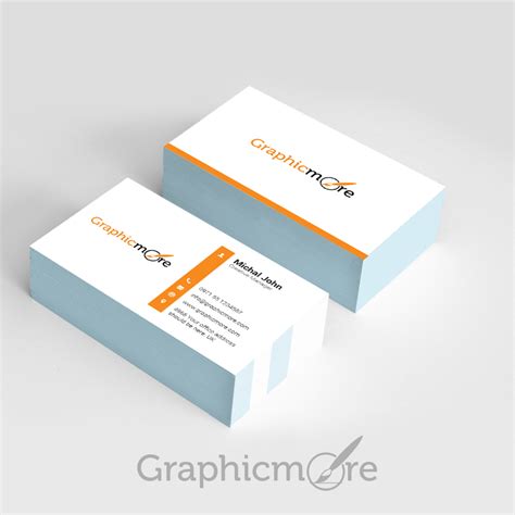 Simple Minimal Business Card Graphicmore Download Free Graphics