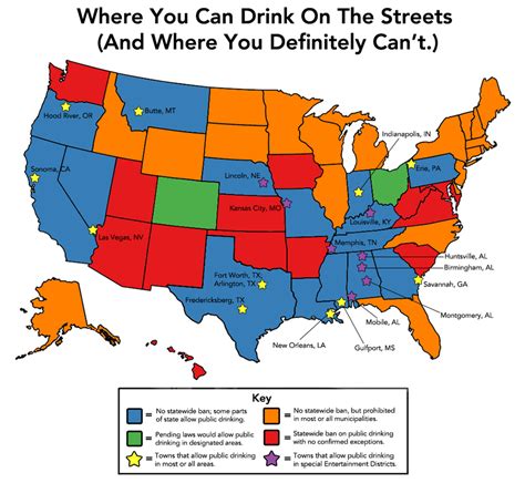 Where You Can Drink In Public In One Map Vox