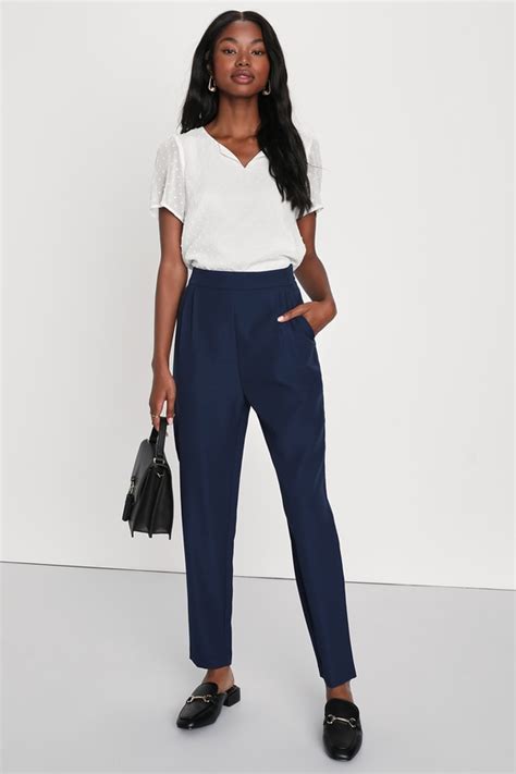 share 84 dark blue trousers outfit latest in cdgdbentre