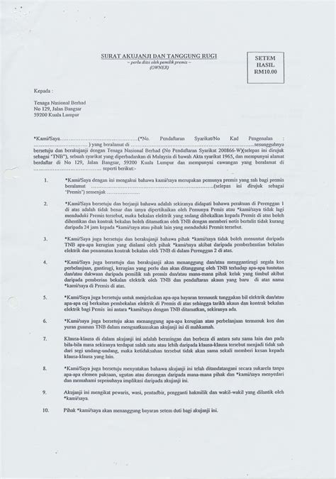 Penjelasan lengkap seputar contoh surat permohonan. Hin Yeap Electrical Works (Electrical Contractor): TNB ...