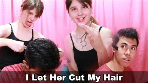 I Let My Girlfriend Cut My Hair Gumaganti Si Vika Youtube