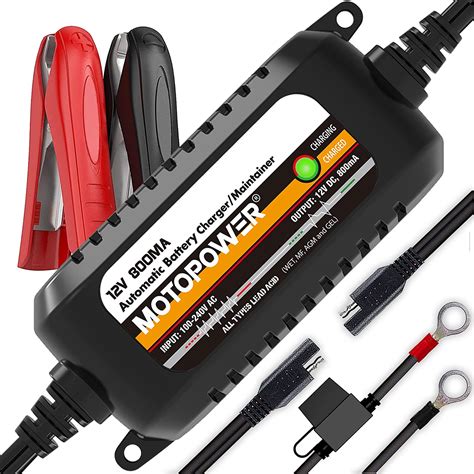 Amazon Com MOTOPOWER MP C V MA Automatic Battery Charger Battery Maintainer Trickle