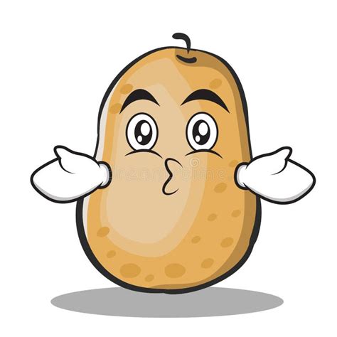 Kissing Potato Character Cartoon Style Stock Vector Illustration Of