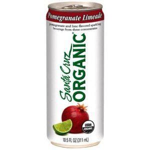 Lime juice, 16 fl oz. Santa Cruz Organic Sparkling Beverage, Pomegranate Limeade ...