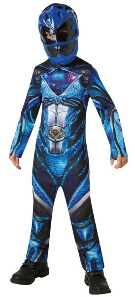 Disfraz De Power Ranger Azul Para Niño Partyes
