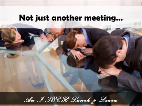 Not Just Another Meeting Ppt