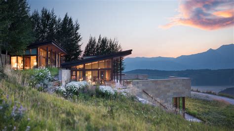 Jackson Hole Wyoming Home Inspired By Frank Lloyd Wright For Sale