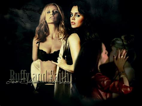 Buffy And Faith By Sarahzwerg On Deviantart Buffy Buffy The Vampire