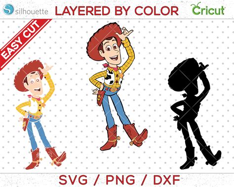 Woody Clip Art Toy Story Woody Clipart Svg Files For Silhouette Disney