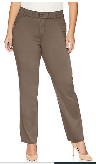 Lee Womens Plus Size Relaxed Fit All Day Straight Leg Pant Straight