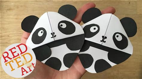 Origami Panda Bookmark Food Ideas