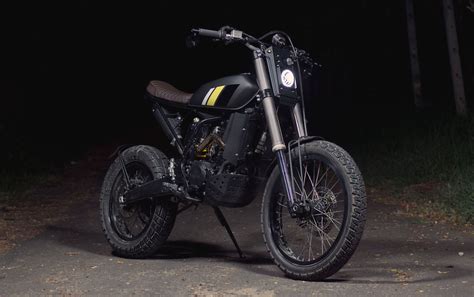 Ali from mint customs decided to build a ducati street tracker for himself. Yamaha WR250 Street Tracker by Ace Custom Shop - BikeBound